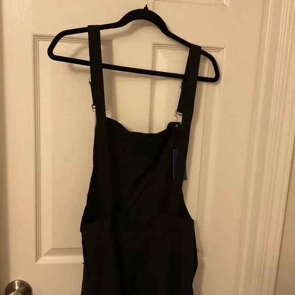 67. XS Women's Casual Loose A Line Long Suspender Skirt Overall Pinafore Dress - Picture 8 of 8